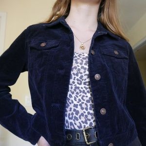 Corduroy Cropped Jacket